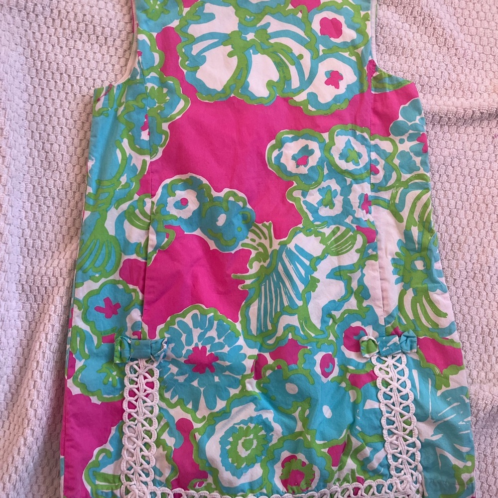 Lilly Pulitzer Pink and Blue Floral Dress